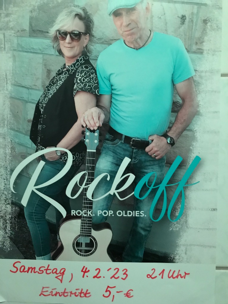 Pop, Rock& Oldies     Samstag, 3.11.2018